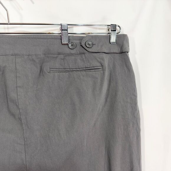Lane Bryant Plus Size 28 Dress Pants Gray Trousers Straight‎ Career Professional - Picture 6 of 11